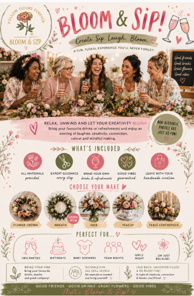 Bloom & Sip at Home DIY Kit