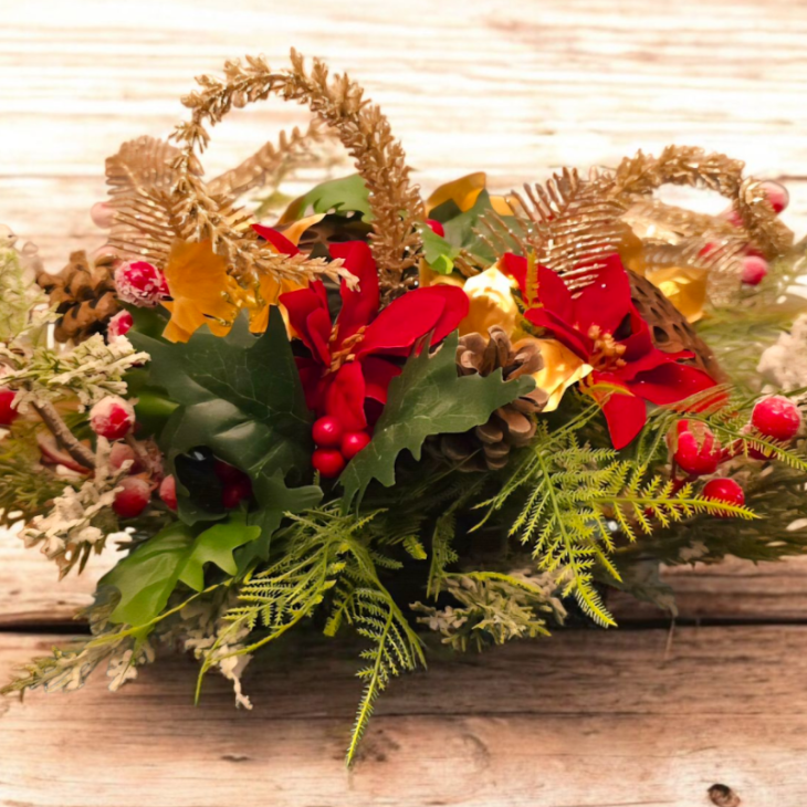 Made For You Christmas Floral Bowl