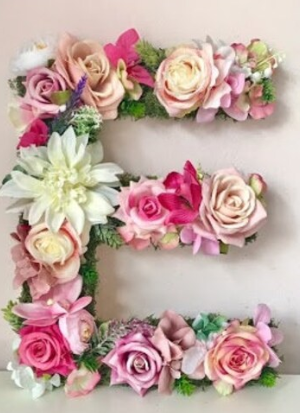 Bloomin’ Letters – Floral Letter DIY Kit