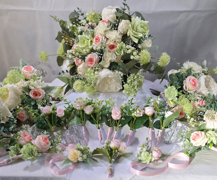 Silver DIY Wedding Flower Kit