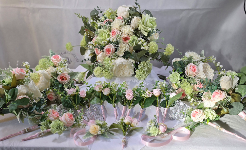 Silver DIY Wedding Flower Kit