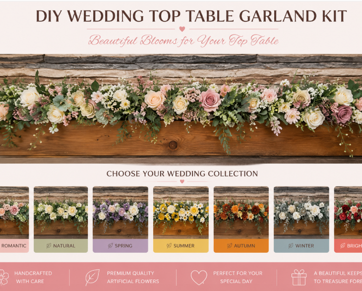 DIY Wedding Top Table Garland Kit